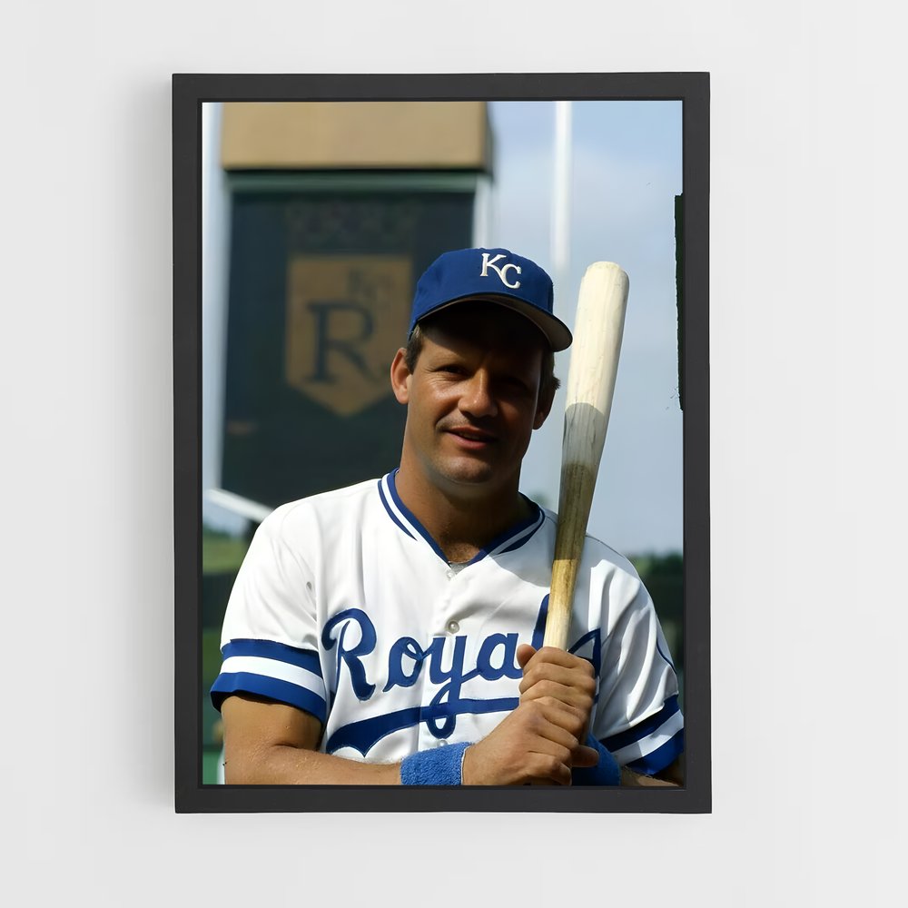 Poster George de brett – affiche Baseball (vue 2)